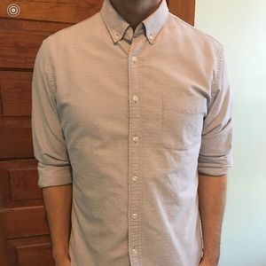 JCrew Men’s Oxford : grey with white detailing